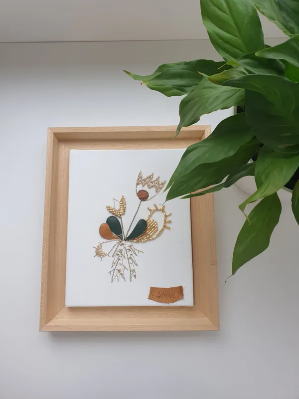 Brodez votre herbier au fil d'or